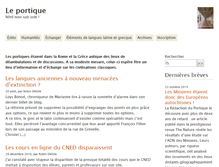 Tablet Screenshot of portique.net
